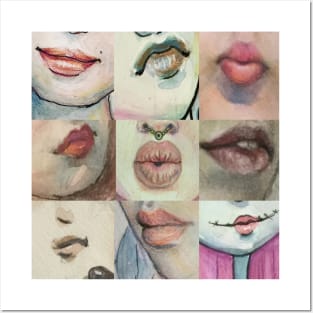 Lips Posters and Art